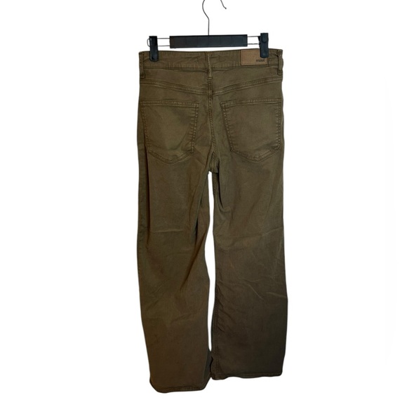 Mavi Alena Wide Leg Olive Green Pants - Picture 2 of 3